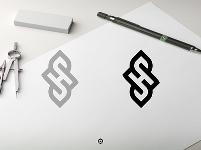 SH monogram logo concept branding consulting graphic design initials logo logogrid logoinspirations logoinspire logoprofesional luxurydesign monogram sh monogram