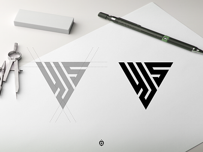 WS monogram logo concept branding consulting creativelogo dubai graphic design identity jasabikinlogo logoconcept logogrid logoinspirations logoinspire logoprocess logoprofesional luxurydesign monogram monogramlogodesign ws logo