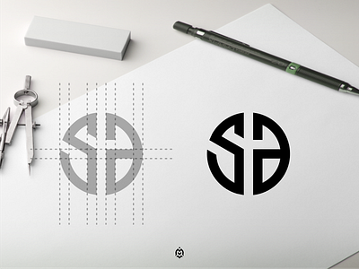 Sa monogram logo concept