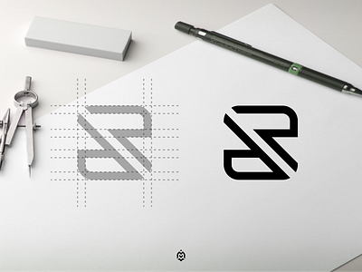 dp monogram logo concept