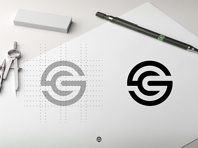 SC monogram logo concept