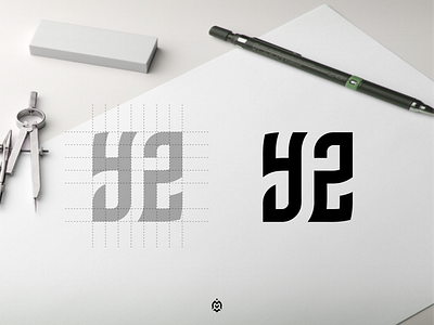 Y2 monogram logo concept