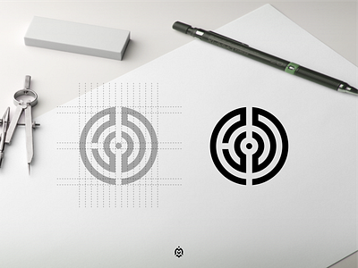 HN monogram logo concept