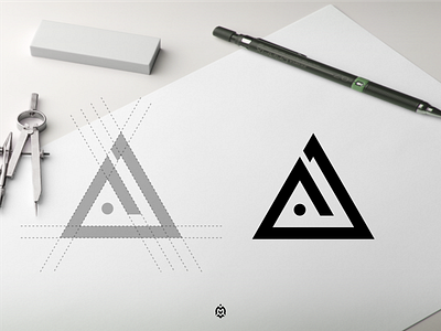 A1 monogram logo concept