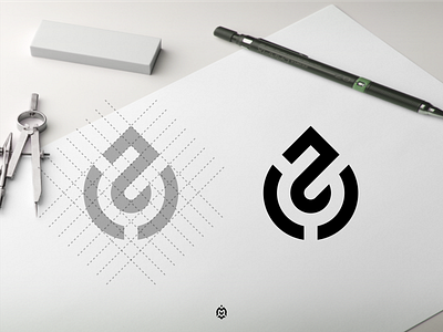 nG monogram logo concept