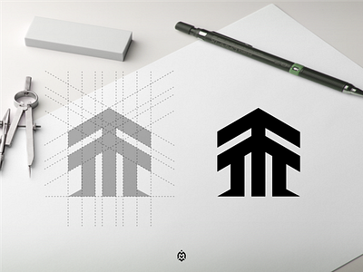 TM monogram logo concept