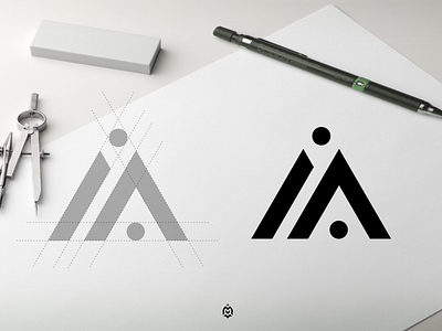 iA monogram logo concept apparel consulting creativelogo dubai graphic design identity jasabikinlogo logo logoconcept logodesinger logoideas logoinspirations logoinspire logoprofesional logoroom logos luxurydesign monogramlogodesign