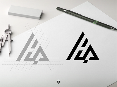 HP  monogram logo concept