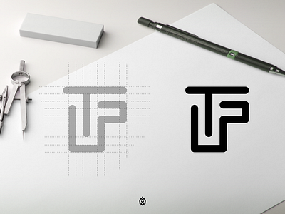 TFP monogram logo concept