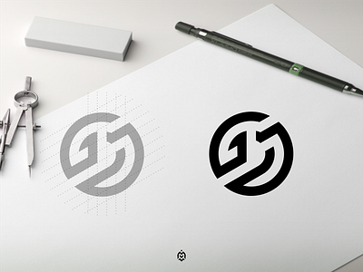 GD monogram logo concept