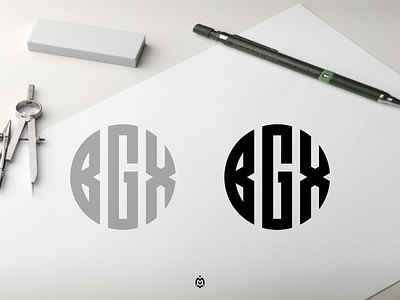 BGX monogram logo concept