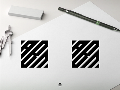 ABn monogram logo concept