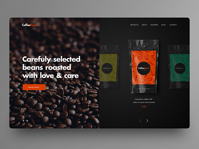 Coffee Roasting Company Web Design