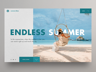 Endless Summer website UI