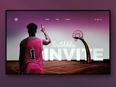 Dribbble Invite Giveaway dribbble dribbble invite give away graphic design invite landingpage ui uidesign ux web webdesign