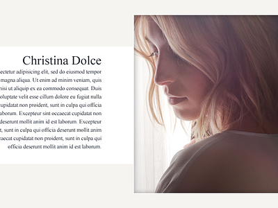 Dolce clean magazine layout minimalism