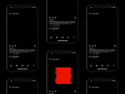 TECHIIA Holding Communication animation black and white brand identity branding design grid identity minimal mobile motion typography