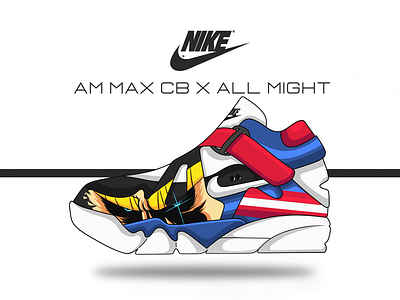 all might X nike air max CB design