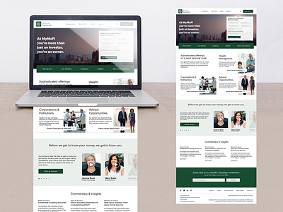 Web Design for McIntire Financial america design elder law financial greg mcelderlaw mcintire sri lanka ui usa ux web