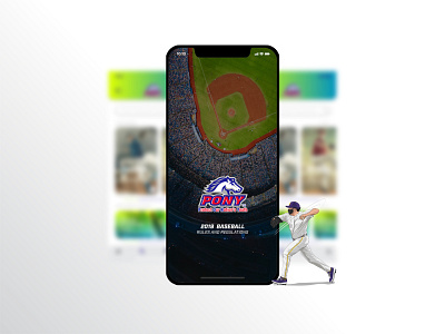 PONY : App For A Baseball Tournament adobe xd app design baseball dribbble ease of use pony uiux usa usability user experience design user inteface user interaction user research