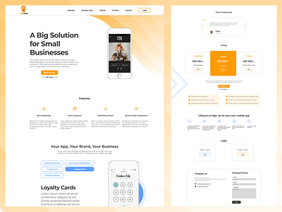 App Design Agency Landing Page