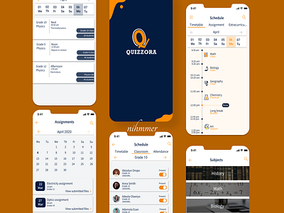 Quizzora assignment manager branding school app school management