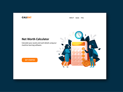 LANDING PAGE animation dailyui design illustration logo typography ui ux