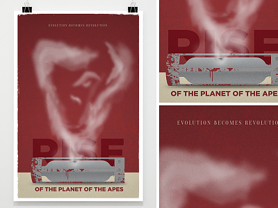 Rise of the Planet of the Apes, apes evolution film minimalist movie poster red rise of the planet of the apes trilogy