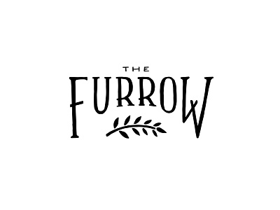 The Furrow Final Logo brand creative icon logo type typography vector