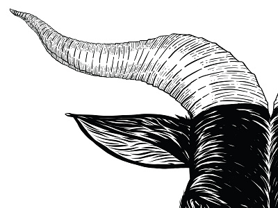 Goat Logo - Horns