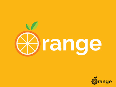 Orange Logo fruit logo illustration logo minimalist logo orange logo simple logo vector