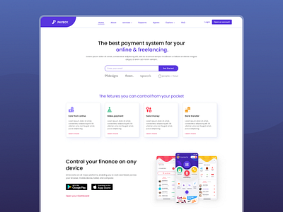 PAYBOY- Online Bank for Freelancer freelancer mobile bank online bank ui