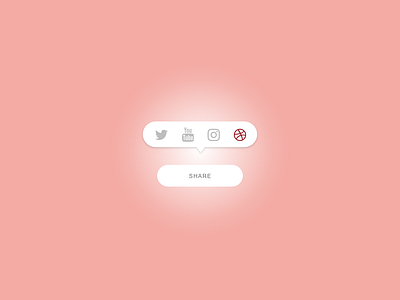 Daily UI Challenge #010 Social Share 010 app button design buttons dailyui design icon share share button sns ui