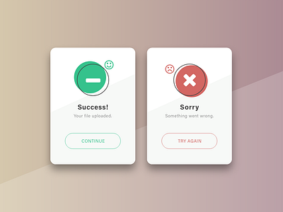 Daily UI Challenge #011 Flash Message (Success/Error)