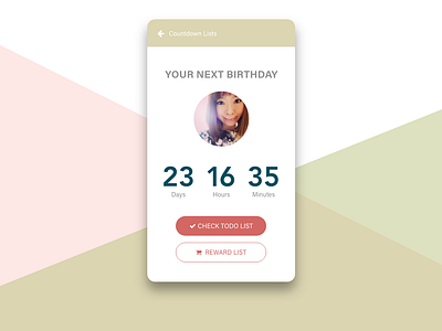 Daily UI Challenge #014 Countdown Timer