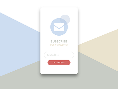 Daily UI Challenge #026 Subscribe