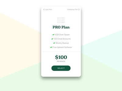 Daily UI Challenge #030 Pricing