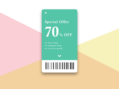 Daily UI Challenge #036 Special Offer app daily 100 daily 100 challenge daily challange dailyui day036 design mobile special offer ui