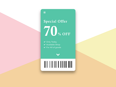 Daily UI Challenge #036 Special Offer