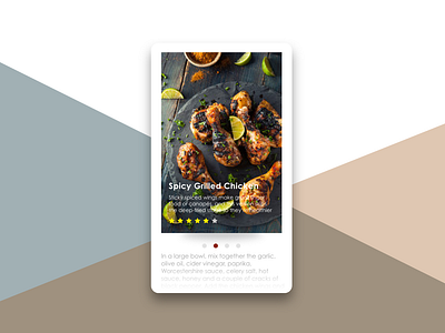 Daily UI Challenge #040 Recipe app daily 100 daily 100 challenge daily challange dailyui day040 design mobile recipe ui