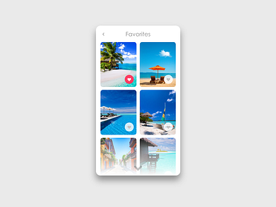 Daily UI Challenge #044 Favorites app daily 100 daily 100 challenge daily challange dailyui day044 design favorite favorites mobile ui