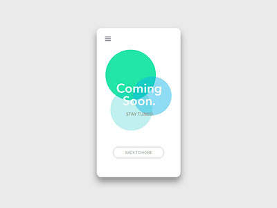 Daily UI Challenge #048 Coming Soon app coming soon coming soon page comingsoon daily 100 daily 100 challenge daily challange dailyui day048 design mobile ui