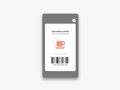Daily UI Challenge #061 Redeem Coupon