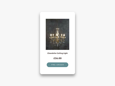 Daily UI Challenge #075 Pre-Order