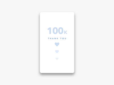 Daily UI Challenge #077 Thank You