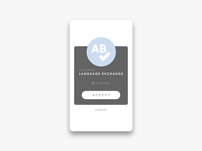 Daily UI Challenge #078 Pending Invitation