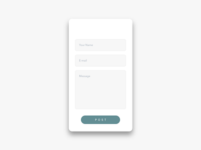 Daily UI Challenge #082 Form