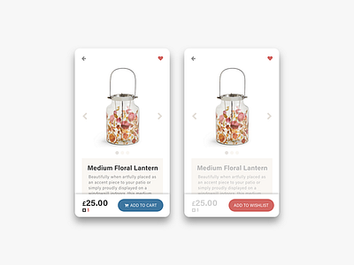 Daily UI Challenge #096 Currently In-Stock