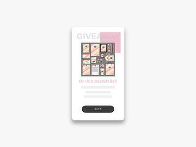 Daily UI Challenge #097 Giveaway app daily 100 daily 100 challenge daily challange daily ui dailyui day097 design giveaway mobile ui