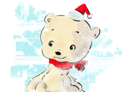 Christmas Bear character cute digitalart illustration illustration design sketchbook sketchbooks